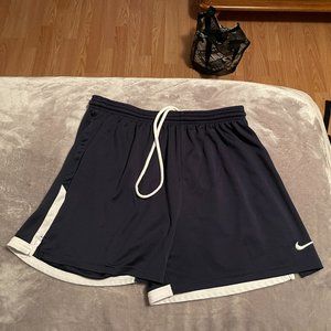 Nike Women's League Knit II Soccer Shorts | Size: Medium | Navy/White